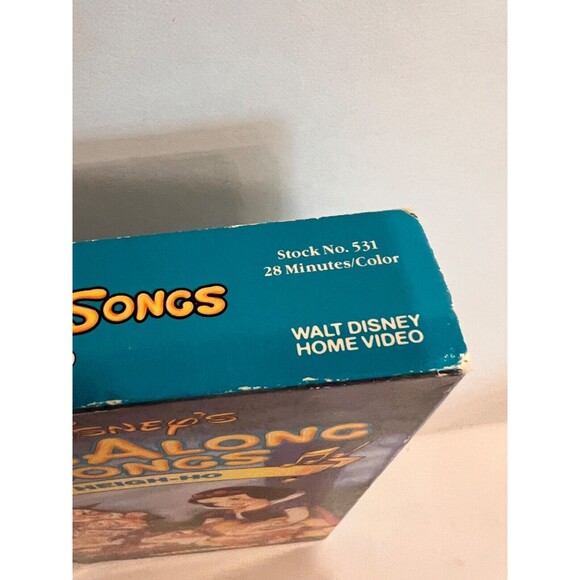 Disney's Sing Along VHS Tape Snow White Heigh Ho, Vintage, Collectible Tape - Picture 3 of 5